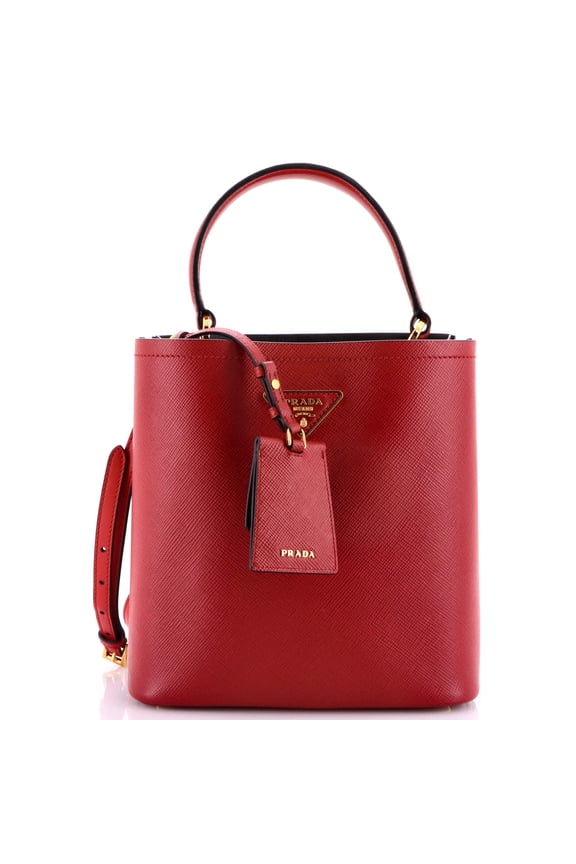 Pre-Owned Panier Bucket Bag Saffiano Leather Medium By Rebag