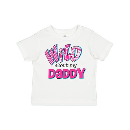 

Inktastic Wild About Daddy Gift Toddler Toddler Girl T-Shirt