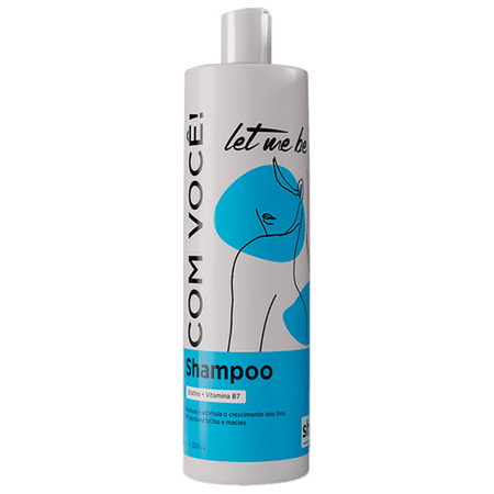 Let Me Be - Linha com Voce - Shampoo Biotina 1 L - (With You Collection - Biotin Shampoo 33.82 Fl Oz)