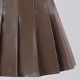 thumbnail image 6 of UAYOTSE Girls High Waisted Skirt Childrens Culottes Leather Skirt,Sizes 9-10 Years, 6 of 6