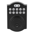 thumbnail image 2 of Electronic Keypad Lock Front Door Entry Deadbolt Lock Multifunctional Password Lock with Key Black, 2 of 10