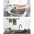 thumbnail image 6 of Sage Green Boho Kitchen Dish Towels for Drying Dishes Set of 4, Southwest Aztec Abstract Geometric Waffle Weave Microfiber Terry Hand Tea Bathroom Towels Quick Dry & Absorbent Towel 15.7x23.6, 6 of 7