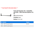 thumbnail image 2 of Front Left Sway Bar Link - Compatible with 2005 - 2009 Chevy Equinox 3.4L V6 2006 2007 2008, 2 of 2