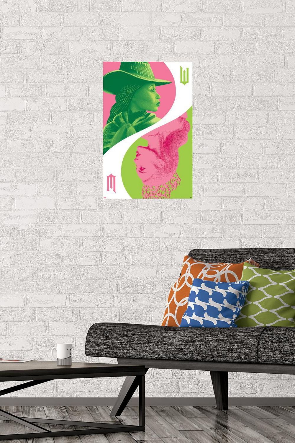 Wicked - Reflection Wall Poster with Push Pins, 22.375" x 34"