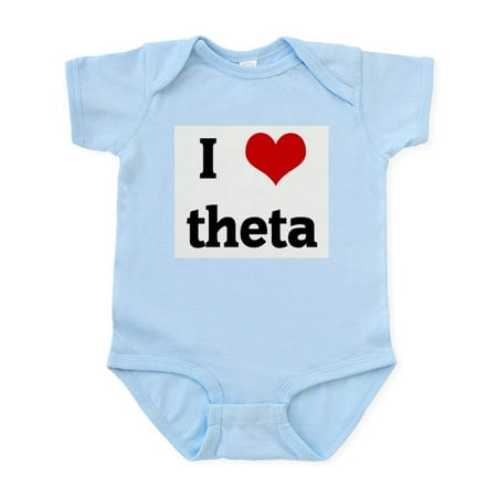 

CafePress - I Love Theta Infant Bodysuit - Baby Light Bodysuit Size Newborn - 24 Months