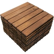 Leigh Country SL 08001 Straight Wood Flooring Pack of 10 - Brown