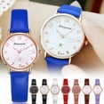 thumbnail image 5 of YZZZJZQL Watch For Women Casual Arabic Numbers Leather Analog Quartz Watch Waterproof Watches Brown, 5 of 5