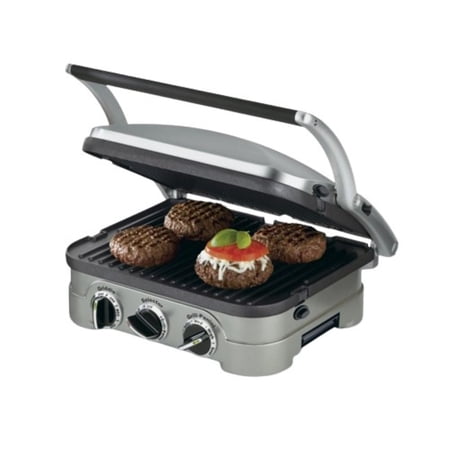 Cuisinart® Griddler® Indoor Grill Griddle and Panini Press Color Stainless Steel GR-4NNAS