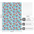 thumbnail image 2 of 4 Pcs Pioneer Flower Floral Print Pattern Funny Kitchen Towels, Microfiber Dish Towels, Kitchen Tea Towels Set 18" X 26", 2 of 6