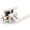 Brushed Nickel-Passage-1, variant on Brushed Nickel Passage 1 Pack Square Interior Door Lever