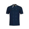 thumbnail image 1 of xinxixnxx Soft Texture And Colorfast - Durable Polyester Kitchen Work Apron Fit Breathable Fabric Convenient Wear-resistant Blue 4XL, 1 of 6