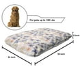 thumbnail image 2 of Botanical Pet Bed, Arrangement of Endemic Flowers and Herbs with Hand Drawn Strokes Polka Dots, Resistant Pad for Dogs and Cats Cushion with Removable Cover, 24" x 39", White Multicolor, by Ambesonne, 2 of 4