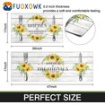 thumbnail image 5 of Sunflower Kitchen Rug Set,Farmhouse Kitchen Rugs Rustic Runner Rugs with Rubber Backing,Throw Rugs Washable for Kitchen Sink,Laundry Room,Standing Desk,Country,Sunflower Kitchen Decor, 5 of 7