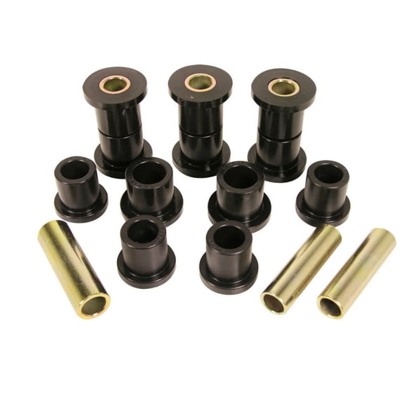 Prothane 66-72 Ford F100 4wd Spring & Shackle Bushings - Black Fits select: 1966-1972,1974-1977 FORD BRONCO