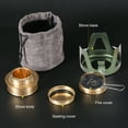 thumbnail image 3 of REDCAMP Mini Stove for Backpacking, Lightweight Brass Spirit Burner with Aluminium Stand for Camping Hiking, 3 of 7