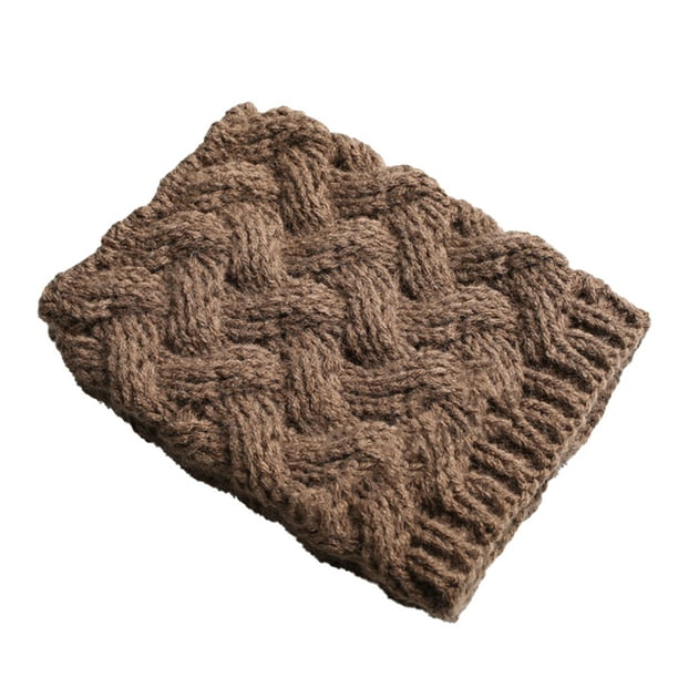 Yuarrent Cubierta calentadora de piernas para invierno, cubiertas envolventes para piernas al aire libre, accesorio de ropa, puños cortos de punto para Suministros térmicos Caqui Yuarrent HA059256-04