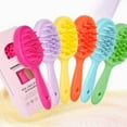 thumbnail image 6 of Soft Exfoliatings Body Scrubber,Long Handle Hair Scalp Massager,2 in 1 Bath and Shampoo Wash Brush for Women Men Gifts, 6 of 14