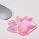 thumbnail image 1 of Alfombrilla ergonómica para ratón con diseño de garra de gato y reposamuñecas de silicona suave | Soporte de muñeca de gel transparente de color sólido | Alfombrilla antideslizante para juegos, 1 of 5