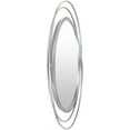 thumbnail image 2 of Mark&Day Wall Mirror, Dunsborg Modern Silver Round Vanity Mirrors for Bedroom Living Room Bathroom and Entryway Home Decor, Mounted Painted Iron Frame Mirror for Walls (24" H x 24" W x 1" D), 2 of 6