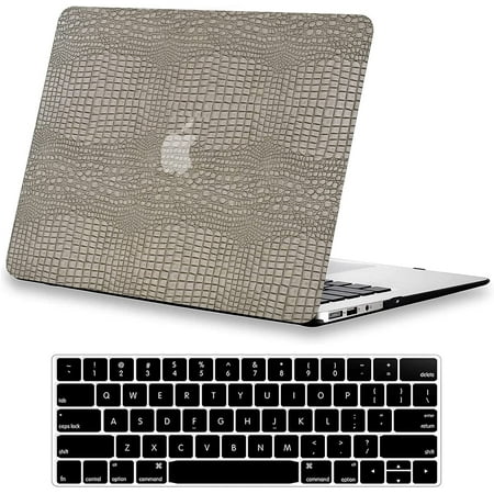 DTangLsm étui pour MacBook Air 13 pouces A2337 M1 A2179 A1932 étui rigide  en cuir de qualité supérieure étui de protection pour ordinateur portable  et