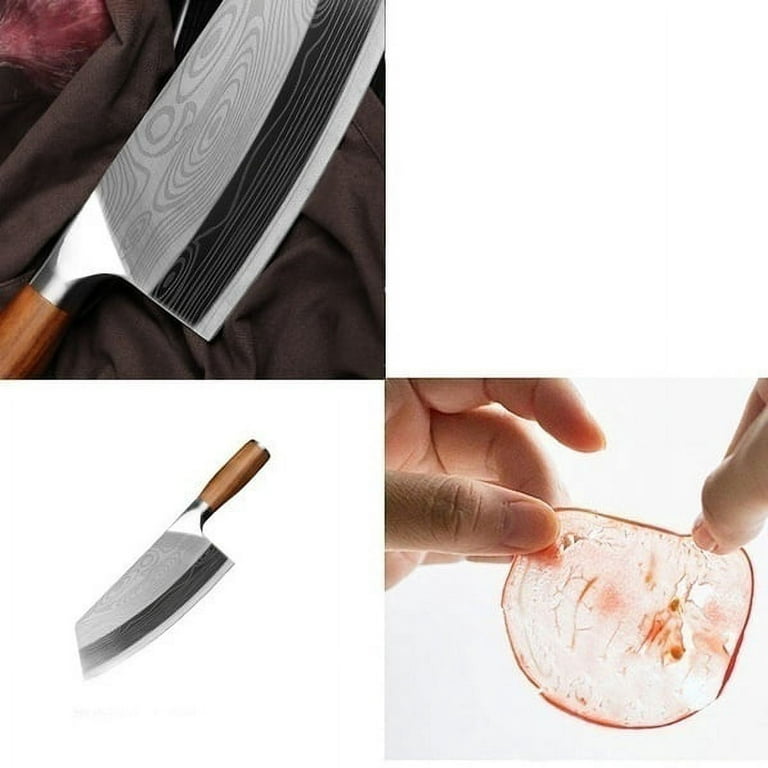 Vegetable Cleaver 8 Kitchen Knife-Sharp Chinese Chefs Knife