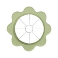 thumbnail image 2 of Corers Fruit Slicer Vegetable Kitchen Anti-Cracking Anti-Deformed Chopper Tools Pear Divider Flower Potato Non-sliding Stainless Steel Blade Tool Green, 2 of 8