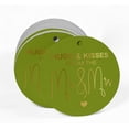 thumbnail image 2 of Inkdotpot Real Gold Foil Hugs & Kisses From The Wedding Tags Favor Hang Paper Tags 100 Pieces, 2 of 6