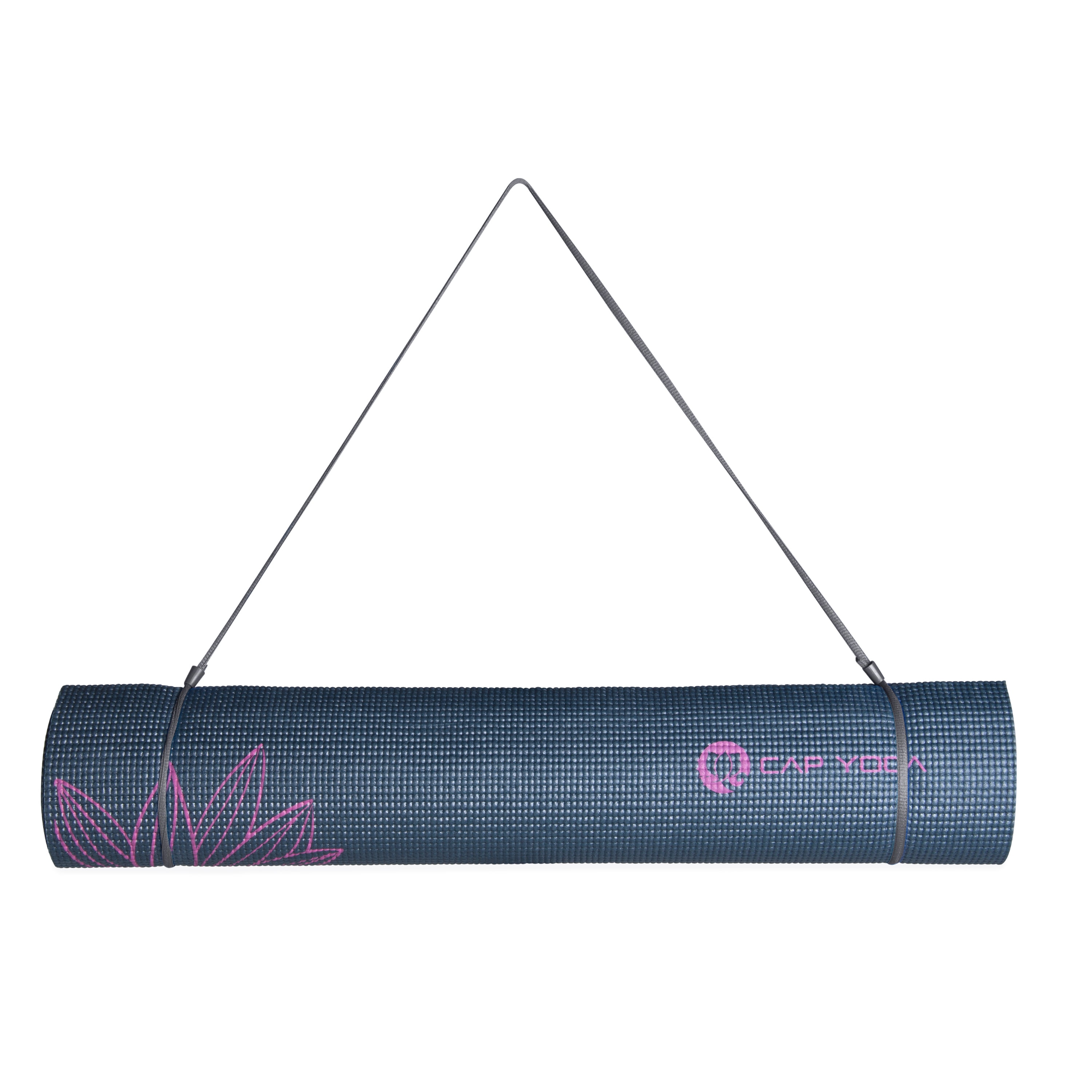 CAP 5mm Yoga Mat with Carry Strap, Dahlia