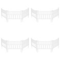 thumbnail image 1 of Suncast Grand View 14.5" x 24" Garden Border Fence Panel, White (4 Pack), 1 of 10