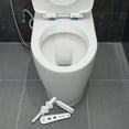 thumbnail image 5 of KAKOWELY Remplacement de Poignée de Toilette 1 Ensemble Kit Universel de Remplacement de Poignée de Toilette Poignée de Levier de Chasse en Alliage pour Réparation d'Installation de Réservoir de Toilette Accessoires d'Outil de Salle de Bain, 5 of 5