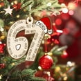 thumbnail image 4 of 67 Funny Christmas Ornaments 2025, 67 Meme Santa Ornaments for Christmas Tree, 2D Six Seven Tree Ornament 6 7 Stuff for Xmas Holiday Home Decor, 4 of 11