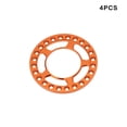 thumbnail image 3 of 4 Pièces Roue Anneau Mis en Roues Pièces Mise à Niveau Composant Jante Bagues Extérieures Modification Remplacement pour TRX4 SCX10 90046 D90 Orange, 3 of 8