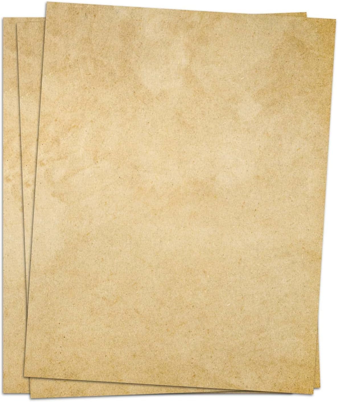 Vintage Antique Letterhead Paper, 200 Sheets Double-Sided, 8.5" x 11", Victorian Style, Vintage Color
