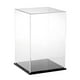 thumbnail image 2 of Caja de exhibición de acrílico de 1 pieza, modelo de protección a prueba de polvo, vitrina negra para colecciones , Hugo Estuche de exhibición de acrílico, 2 of 8