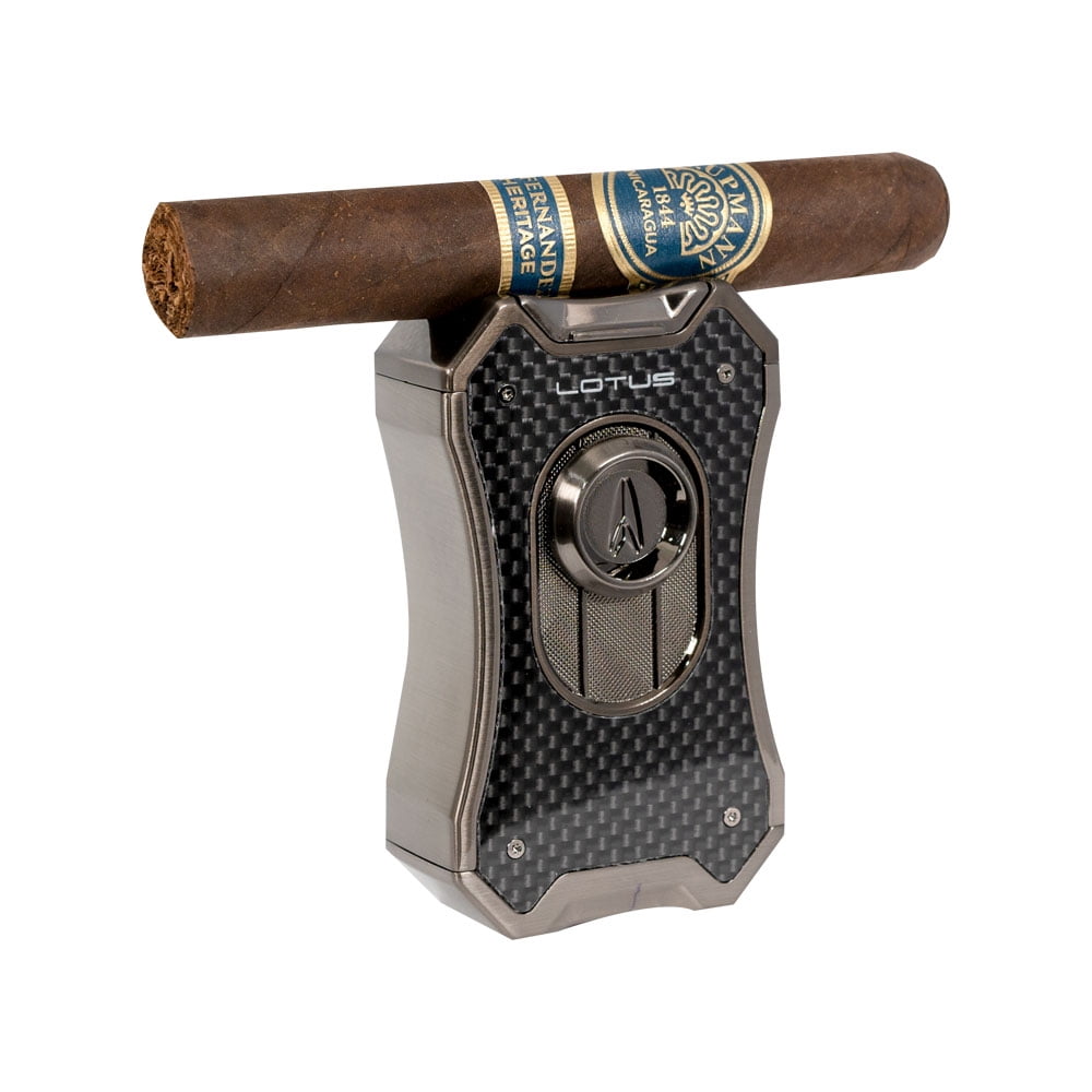 Lotus Emperor Quad Torch Table Lighter Gunmetal