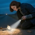 thumbnail image 4 of HIBIBUD 3.9" Mini Flashlight, Keychain Flashlight, USB Rechargeable 5W Black Light for Hiking, 4 of 7