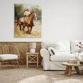 thumbnail image 3 of Stupell Industries Galloping Cowgirl Scenery Animals & Insects Painting Gallery Wrapped Canvas Art Print Wall Art, 36 x 48, 3 of 8