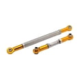 thumbnail image 4 of Varilla de tracción del enlace del servo de dirección 1/12 de metal reemplaza los accesorios del modelo RC ajustables dorado, 4 of 9
