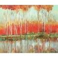 thumbnail image 2 of Pearce, Allison 30x26 Black Ornate Wood Framed with Double Matting Museum Art Print Titled - Red Horizon, 2 of 4