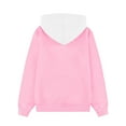 thumbnail image 6 of vdgthytj Kids Hooded Sweatshirts Color Block Long Sleeve Hoodies Casual Loose Pullover Fall Tops for Boy Girls, 6 of 8