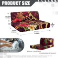 thumbnail image 7 of Qpednta Floral Polynesian Tattoo RV Dinette Cushion Covers Easy Installation Washable Elastic Sofa Chair Furniture Protectors Interior RV Accessories Camper Cushion Booth Seat Covers, 7 of 7