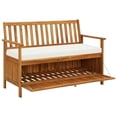 thumbnail image 2 of vidaXL Garden Storage Bench Solid Acacia Wood 120x63x84 cm, 2 of 5