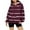 Wine, variant on Trendy Hoodies and Sweatshirts Womens Colorblock Hooded Loose Pullover Pocket Long Sleeve Tops (XL, Yellow|Gradient)