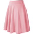thumbnail image 2 of Women's Basic Flared Casual Mini Skate Skirt Versatile Stretchy, 2 of 8