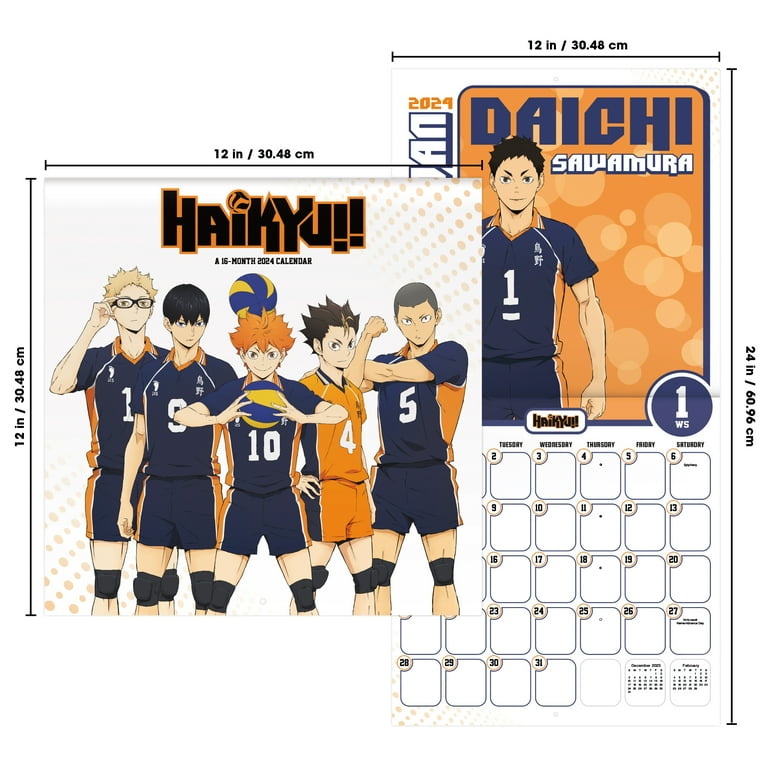 Haikyu!! 2022 Calendar 73% OFF - Tokyo Otaku Mode (TOM)