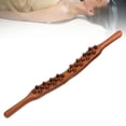 thumbnail image 2 of Palo Gua Sha jinwen de madera 26 cuentas Corporal profesional raspador Guasha Belleza, 2 of 8
