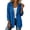Blue#blazers for women 2026, variant on Blazers for Women Business Casual 3/4 Ruched Sleeve Jacket Lightweight Notched Lapel Collar Work Office Suit Jackets with Pockets Purple XL