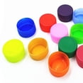 thumbnail image 3 of FRCOLOR 200pcs Assorted Color Plastic Bottle Caps for Kids DIY Projects Promote Creativity and Color Recognition, 3 of 10