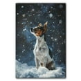thumbnail image 3 of Starry Night Canvas Inspired Toy Fox Terrier Dog Pet Family Friend Peace Oil Painting Art Print Poster Wall Decor, 3 of 6