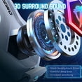 thumbnail image 2 of Auriculares gaming Ozeino PS4 con sonido envolvente 7.1 Micrófono flexible con cancelación de ruido y luces RGB, 2 of 3